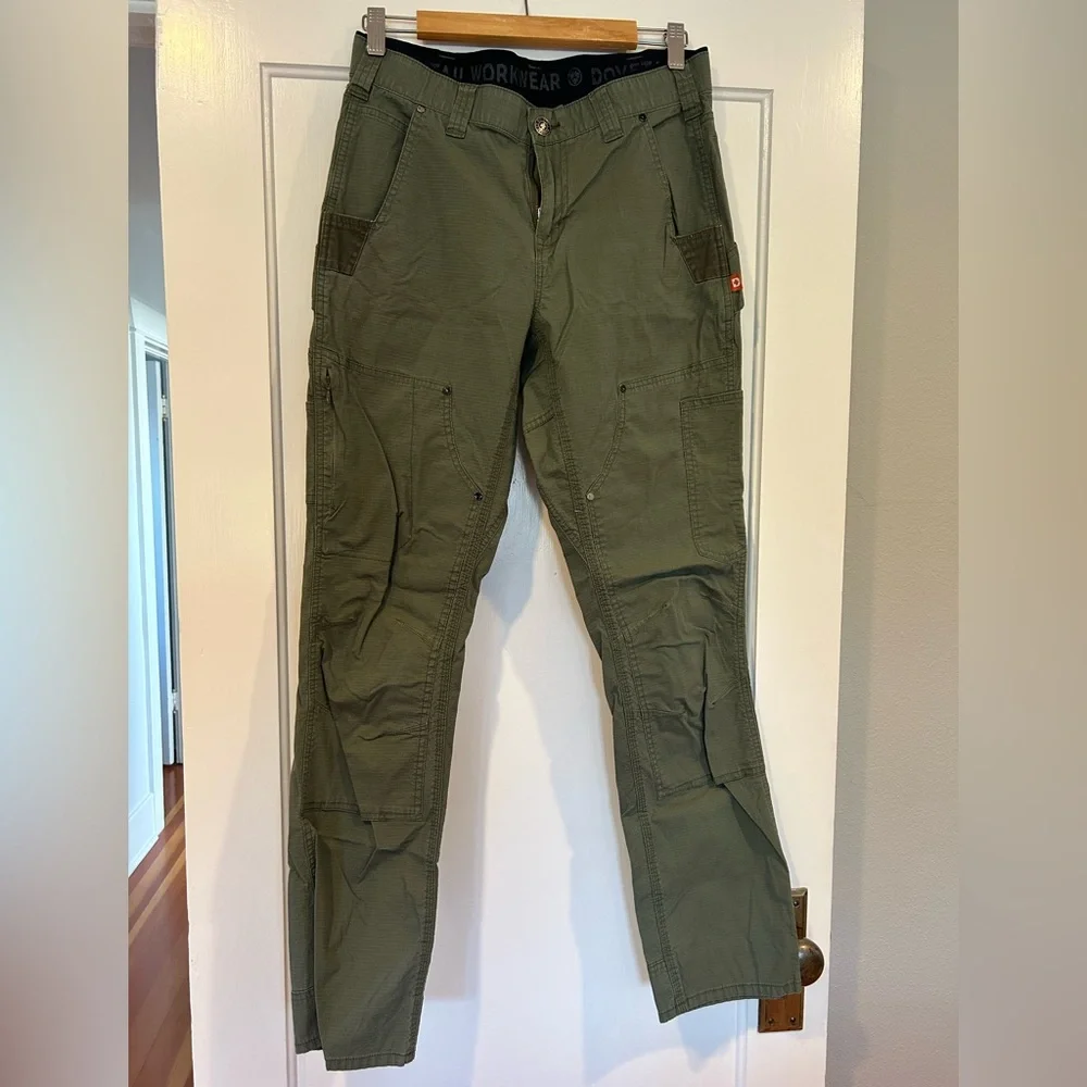 Dovetail Workwear Olive Green Workwear Pants - Picture 1 of 9